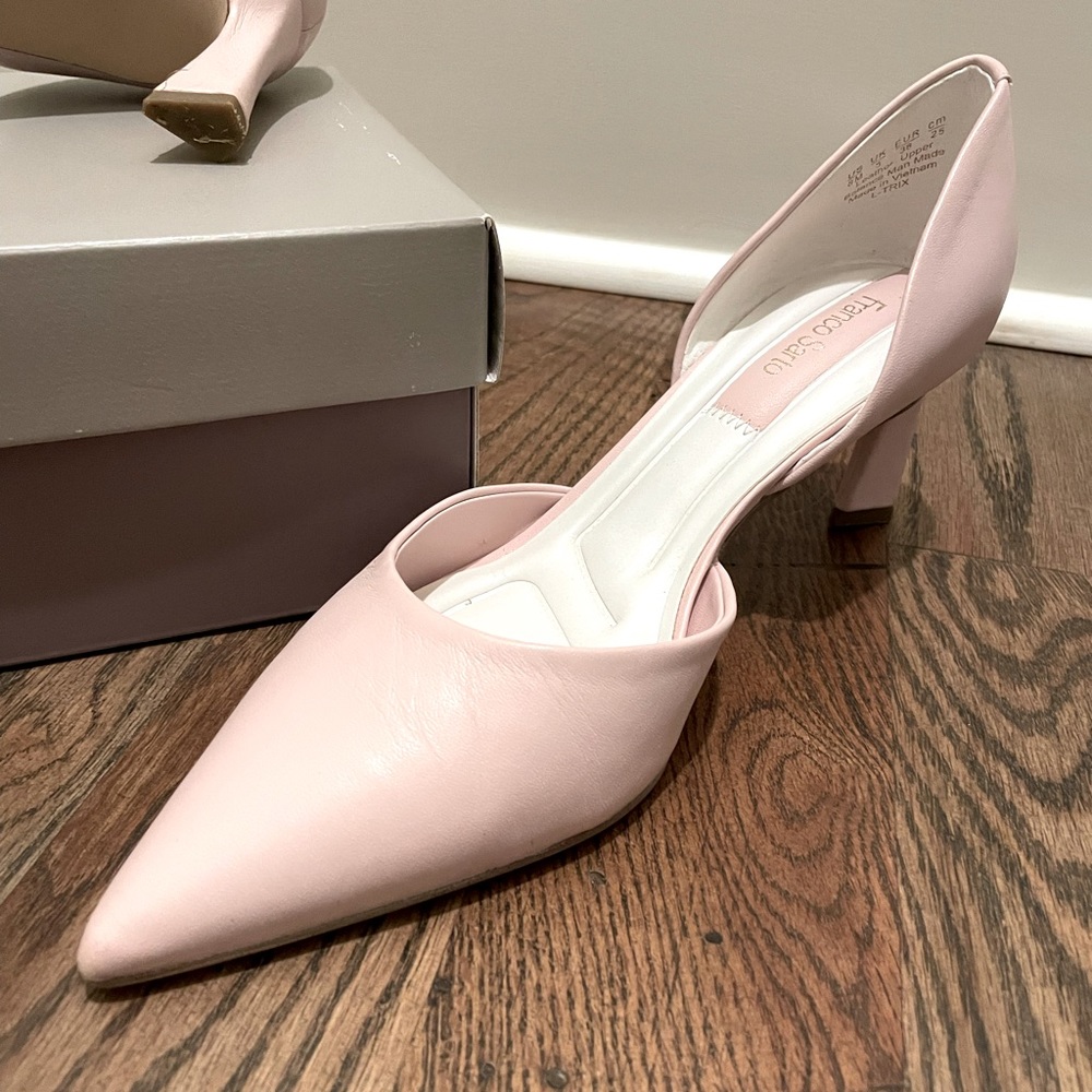 Franco Sarto Pink D’orsay Heels